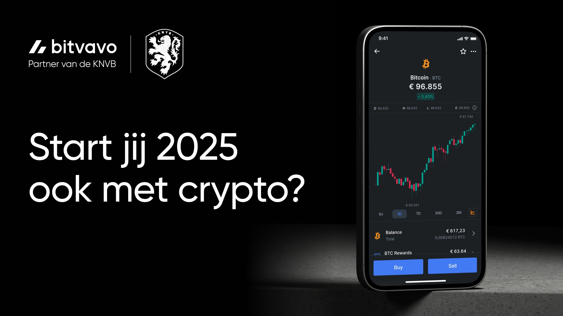 Ontvang € 25 welkomstbonus bij Bitvavo | Voetbal.nl